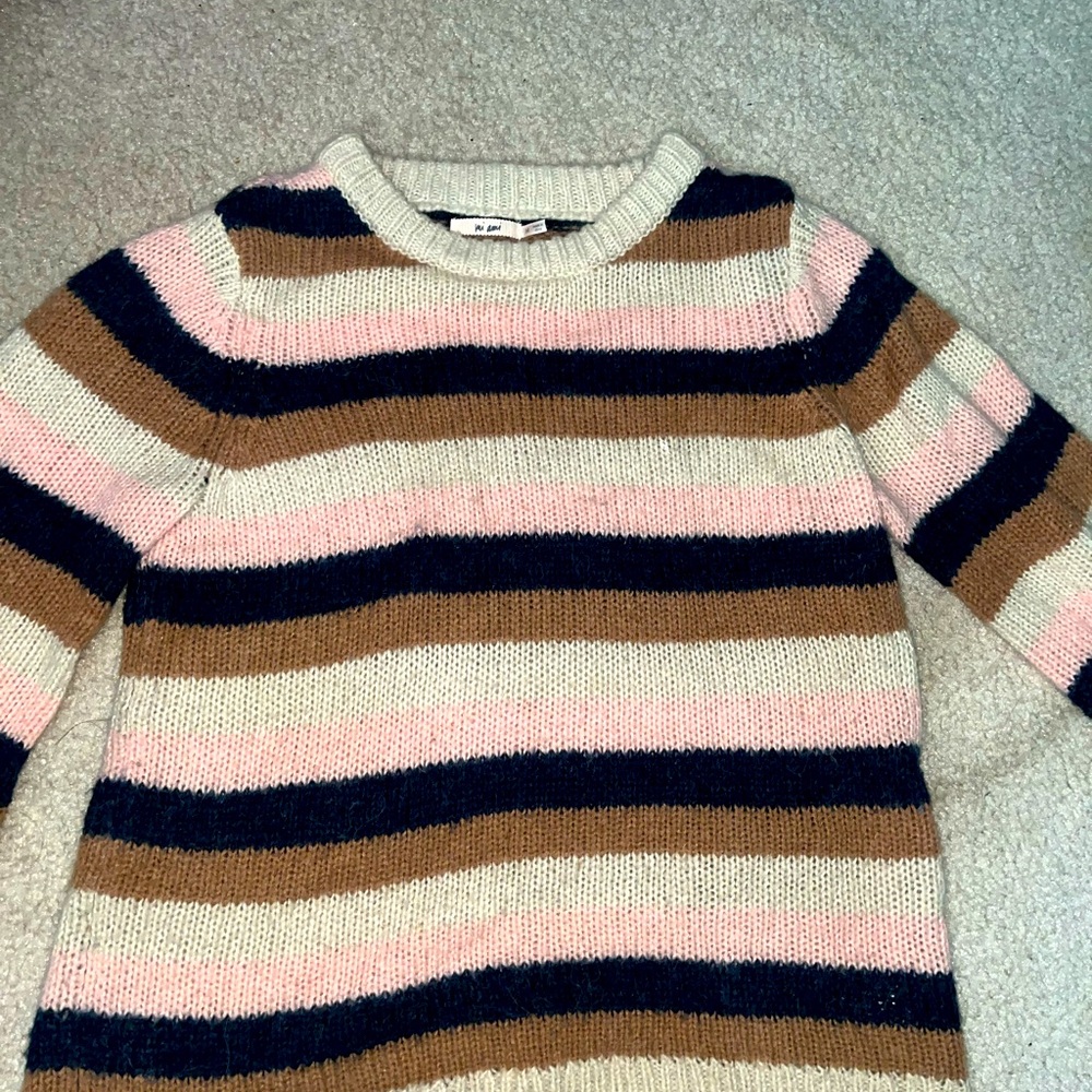 Striped oversize sweater